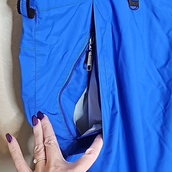 Bonfire Snowboarding Particle Cargo ski pants Mens Blue XL - Picture 4 of 14